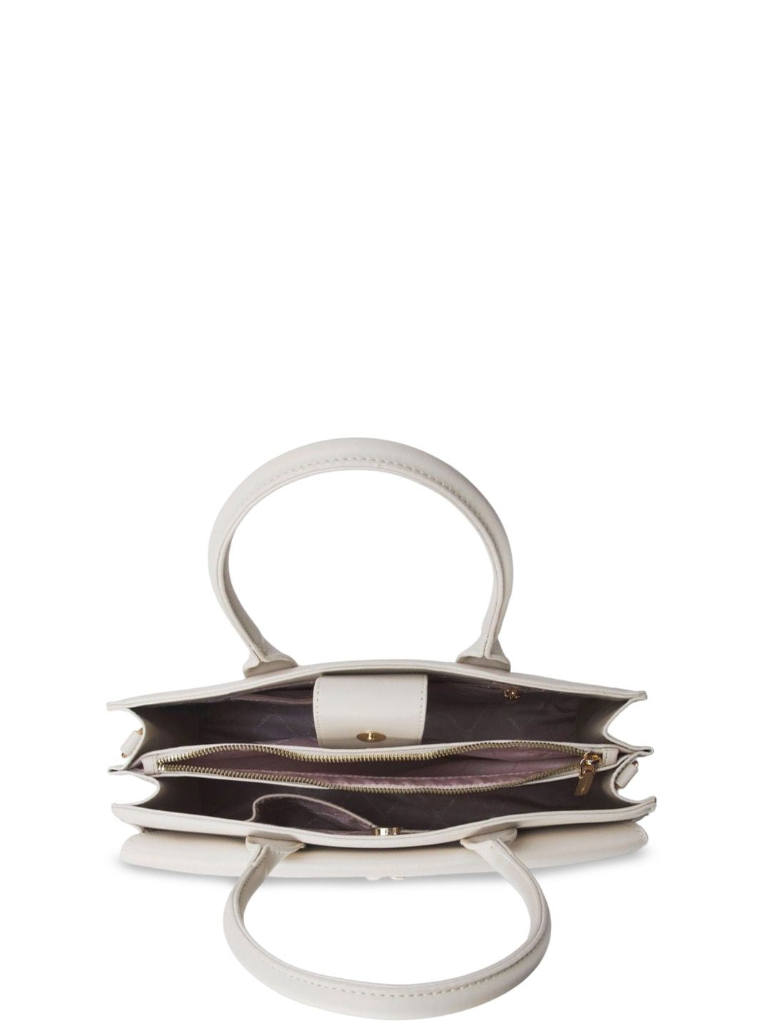 Lino Perros Oversized Structured Satchel with Cut Work