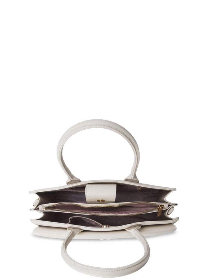 Lino Perros Oversized Structured Satchel with Cut Work