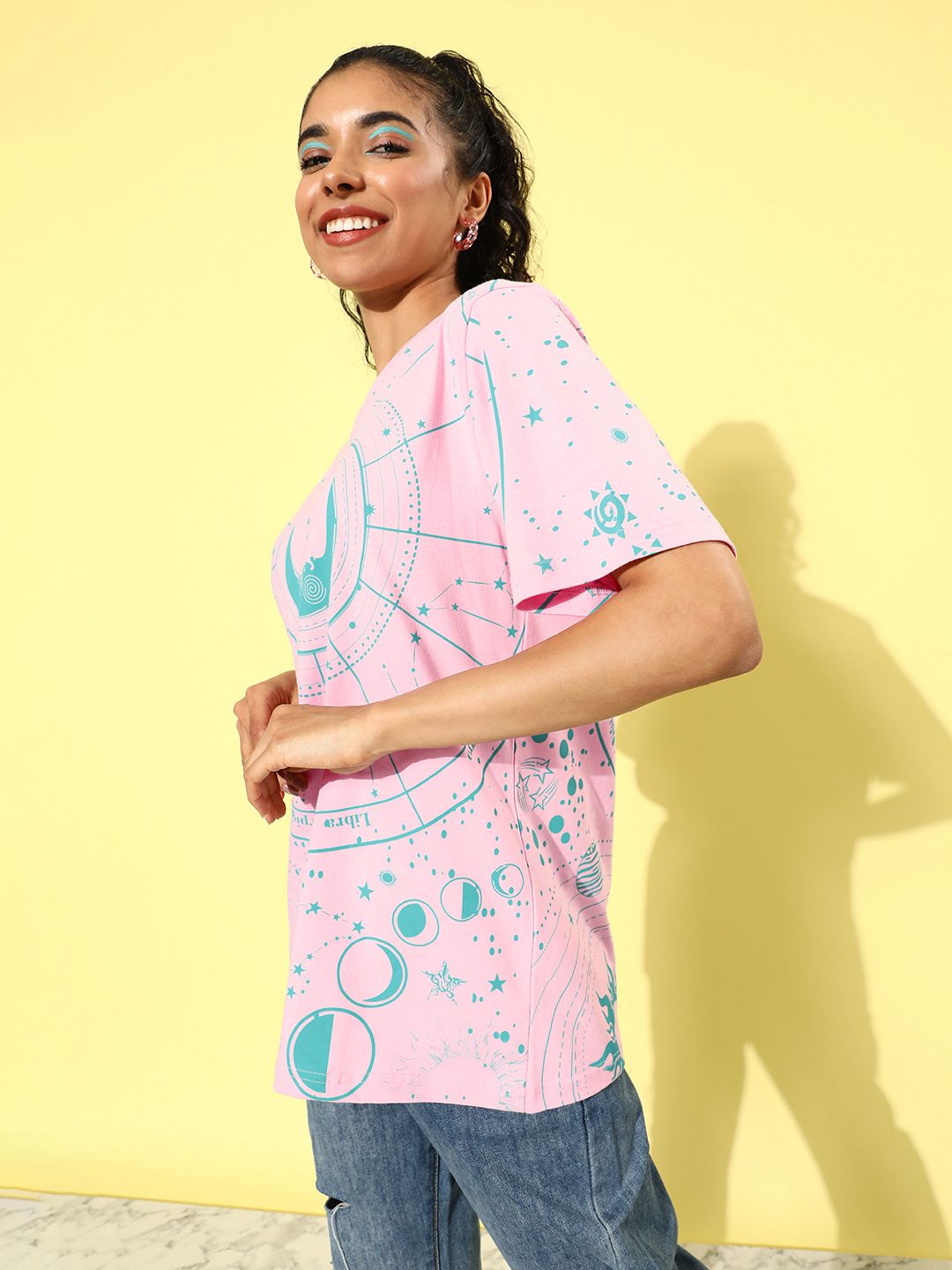 DILLINGER Pure Cotton Printed Oversized T-shirt