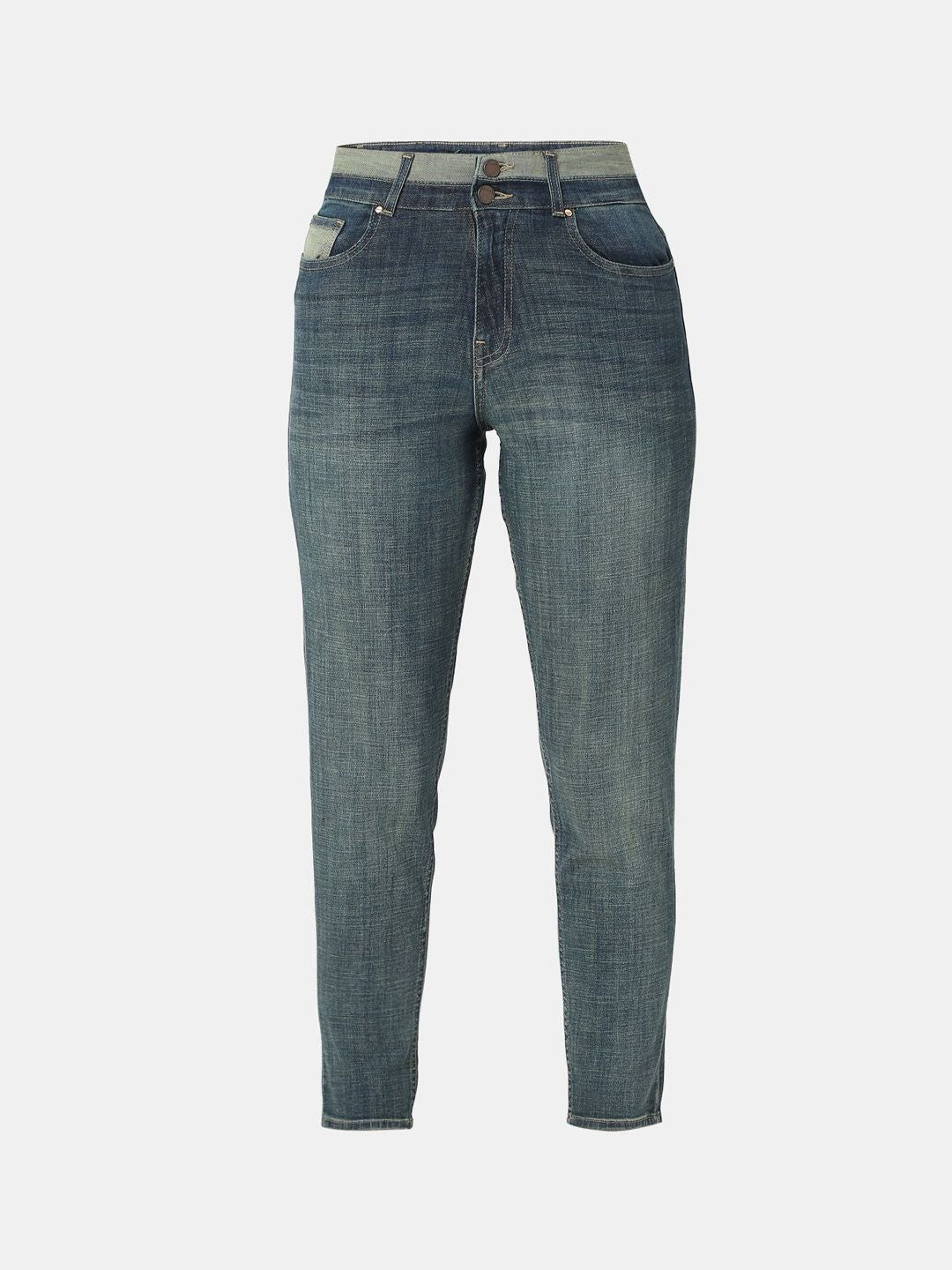 SPYKAR Women Slim Fit Mid-Rise Light Fade Jeans