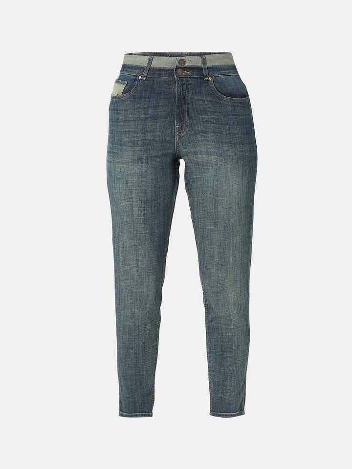 SPYKAR Women Slim Fit Mid-Rise Light Fade Jeans