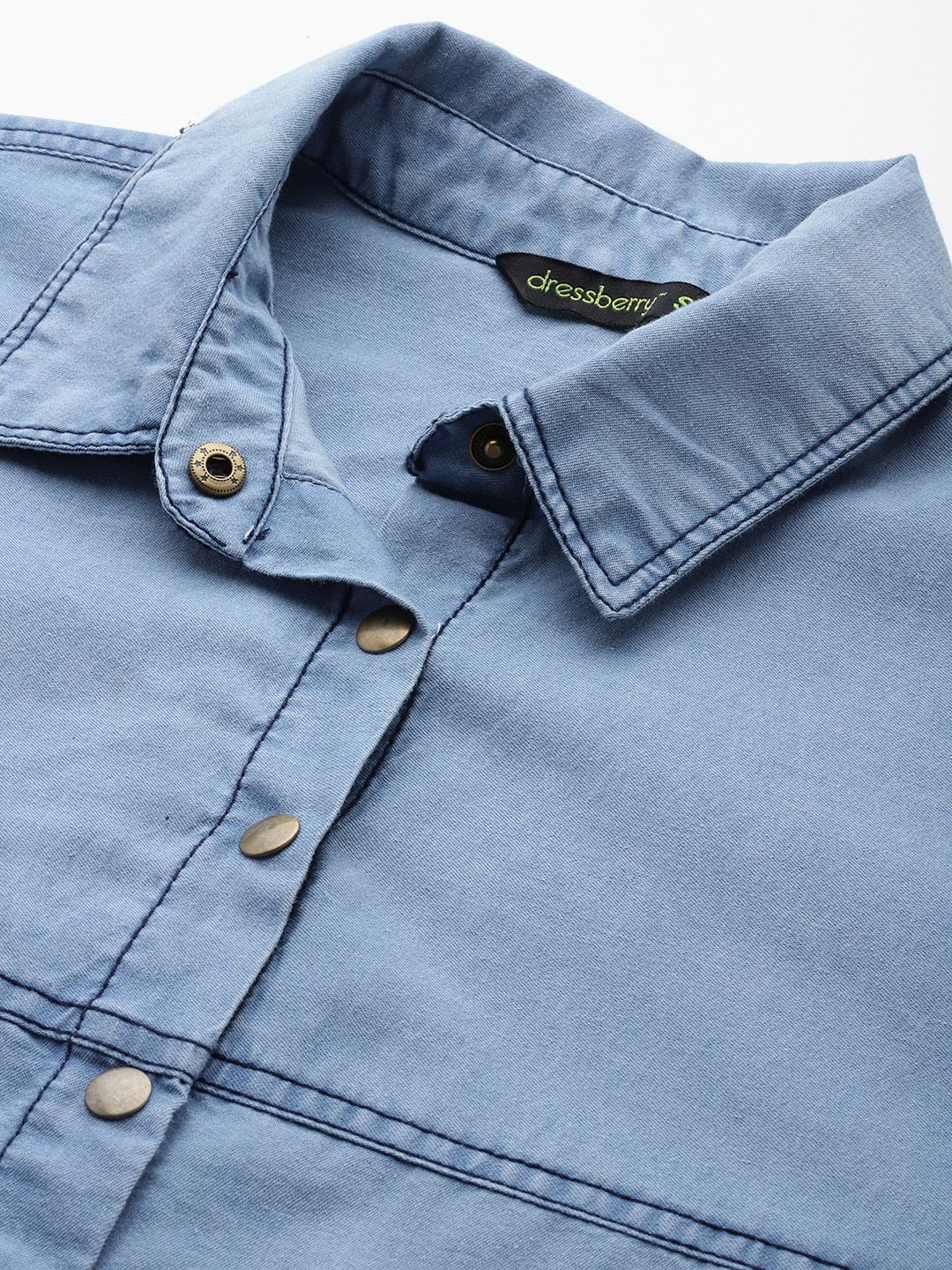 DressBerry Chambray Casual Shirt