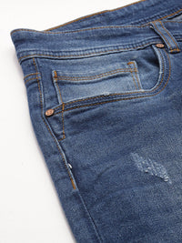Being Human Men Radon Anti Fit Low Distress Heavy Fade Stretchable Jeans