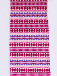 STITCHNEST Purple & Pink Striped Acrylic Table Runner