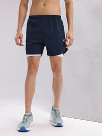 HRX by Hrithik Roshan Men Rapid-Dry Running Shorts with Inner Tights
