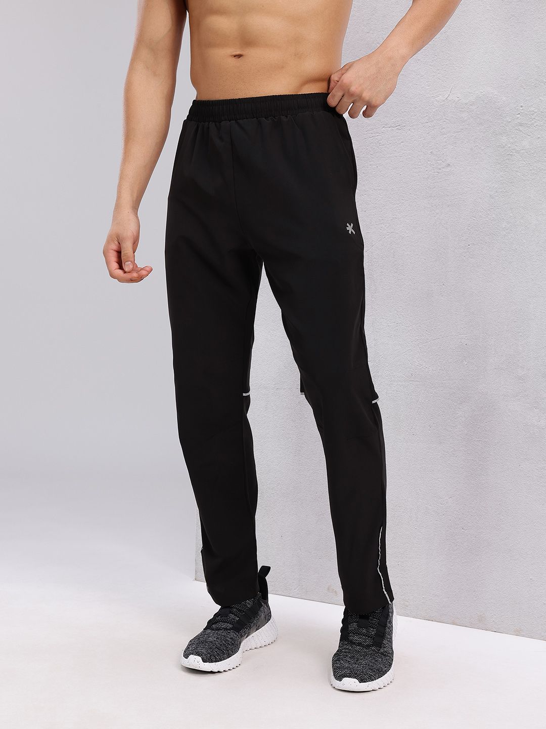 HRX by Hrithik Roshan Men Mid-Rise Rapid-Dry Running Track Pants