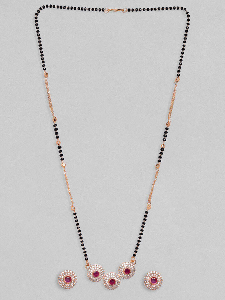 Rubans 24K berlapis emas berlapis ad-bertenaga & manik manik dengan anting-anting