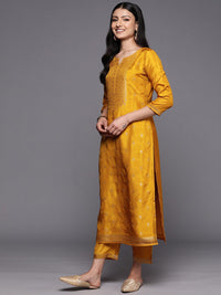 Libas Floral Embroidered Kurta with Trousers & With Dupatta