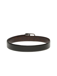 Teakwood Leathers Men Textured Leather Reversible Formal Belt