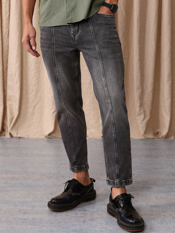 Mr Bowerbird Men Tapered Fit Mid-Rise Heavy Fade Stretchable Jeans