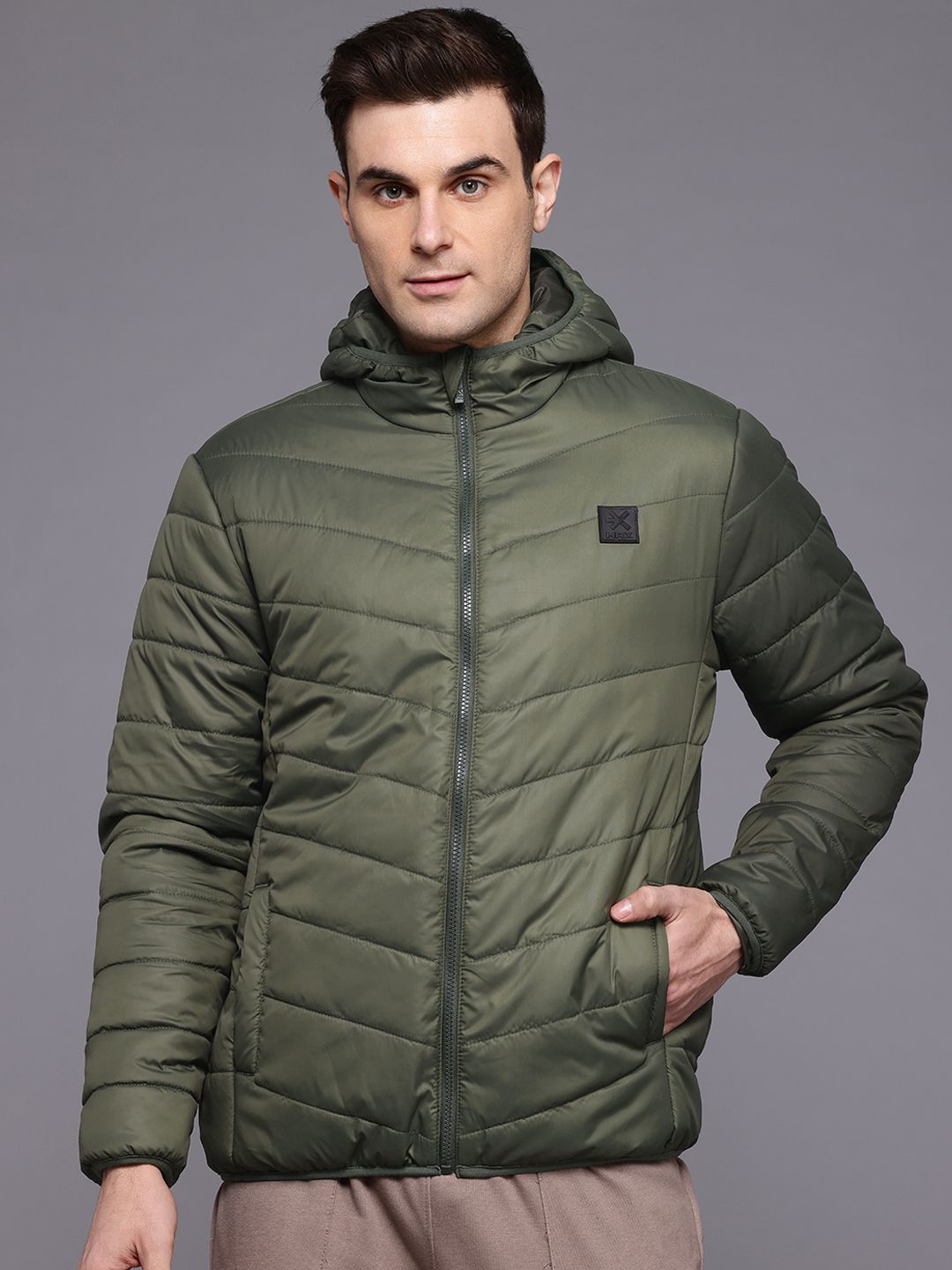 HRX by Hrithik Roshan Solid Lifestyle Padded Jacket
