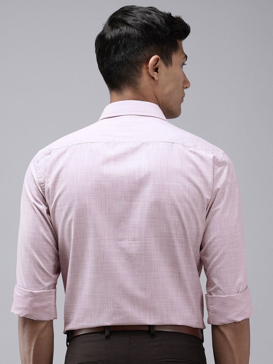 Park Avenue Textured Slim Fit Work Formal Shirt