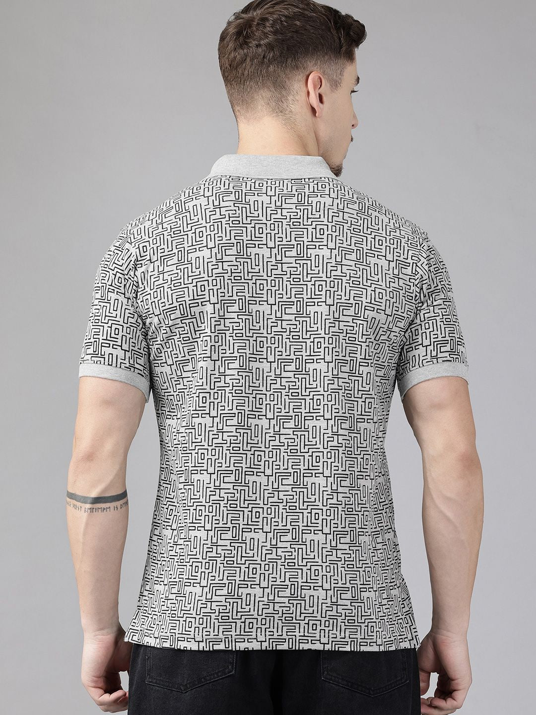 Park Avenue Printed Polo Collar  T-shirt