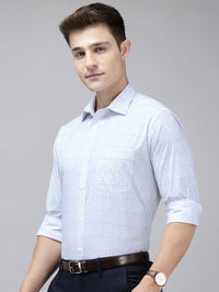 Park Avenue Slim Fit Opaque Geometric Printed Formal Shirt