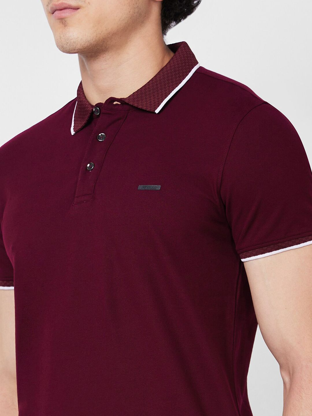 SPYKAR Polo Collar Slim Fit T-shirt