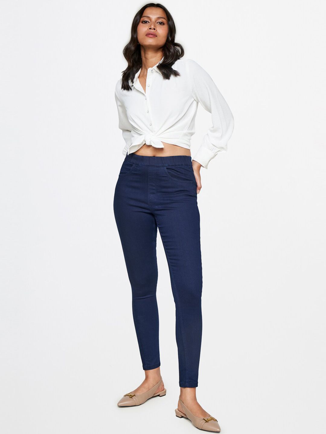 AND Women Skinny Fit Trousers