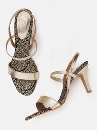 House of Pataudi Strappy Slim Heels