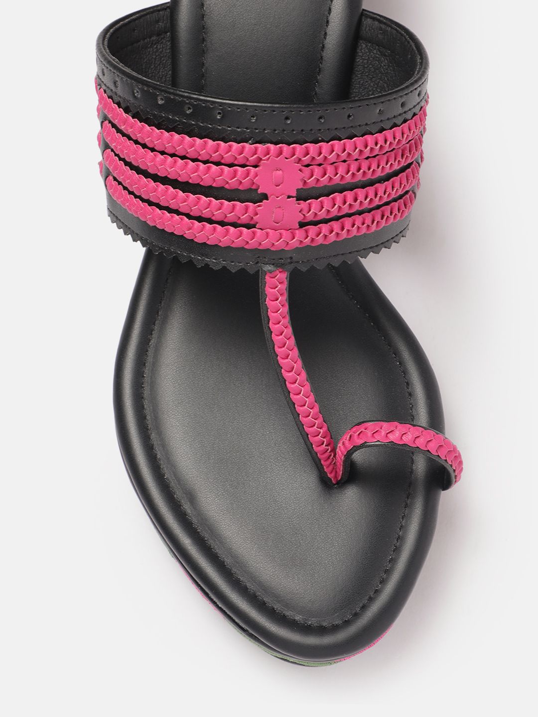 House of Pataudi Floral Embroidered Wedges