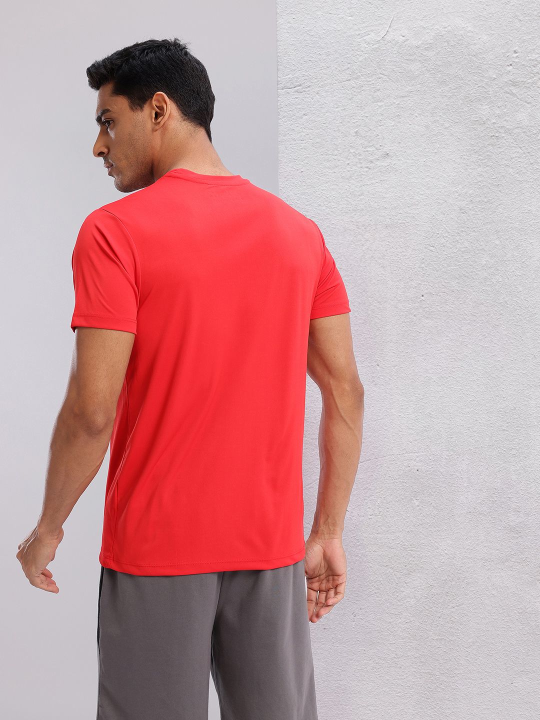 HRX by Hrithik Roshan Brand Logo Print Rapid-Dry Training T-shirt