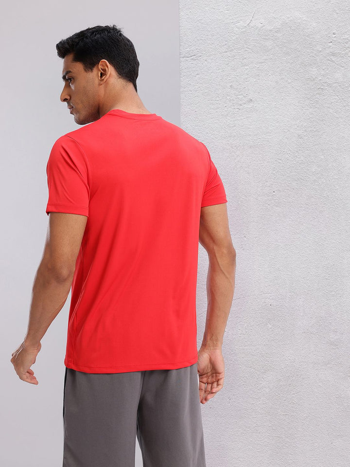 HRX by Hrithik Roshan Brand Logo Print Rapid-Dry Training T-shirt