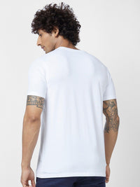 SPYKAR Typography Printed Slim Fit Cotton Casual T-Shirt