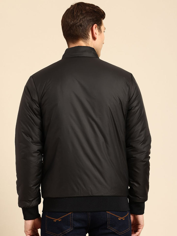 Being Human Striped Hooded Padded Jacket