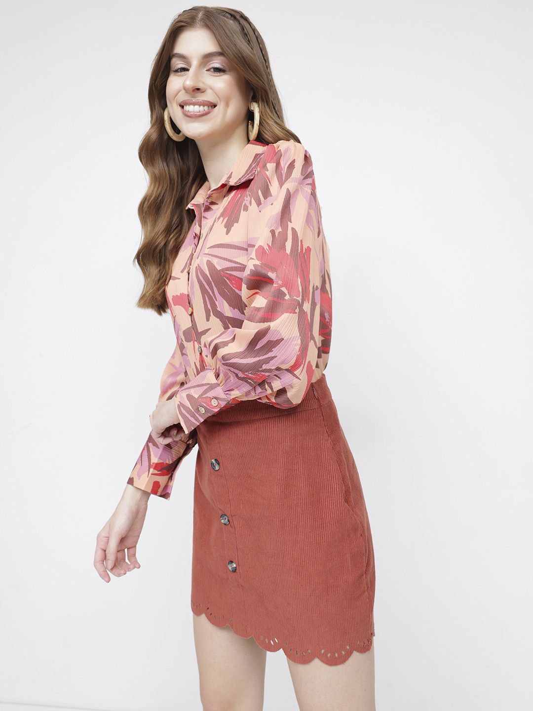DressBerry Urban Oasis Printed Shirt