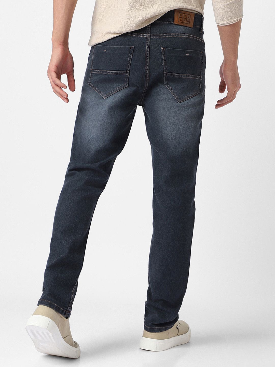 Urbano Fashion Men Regular Fit Washed Stretchable Jeans
