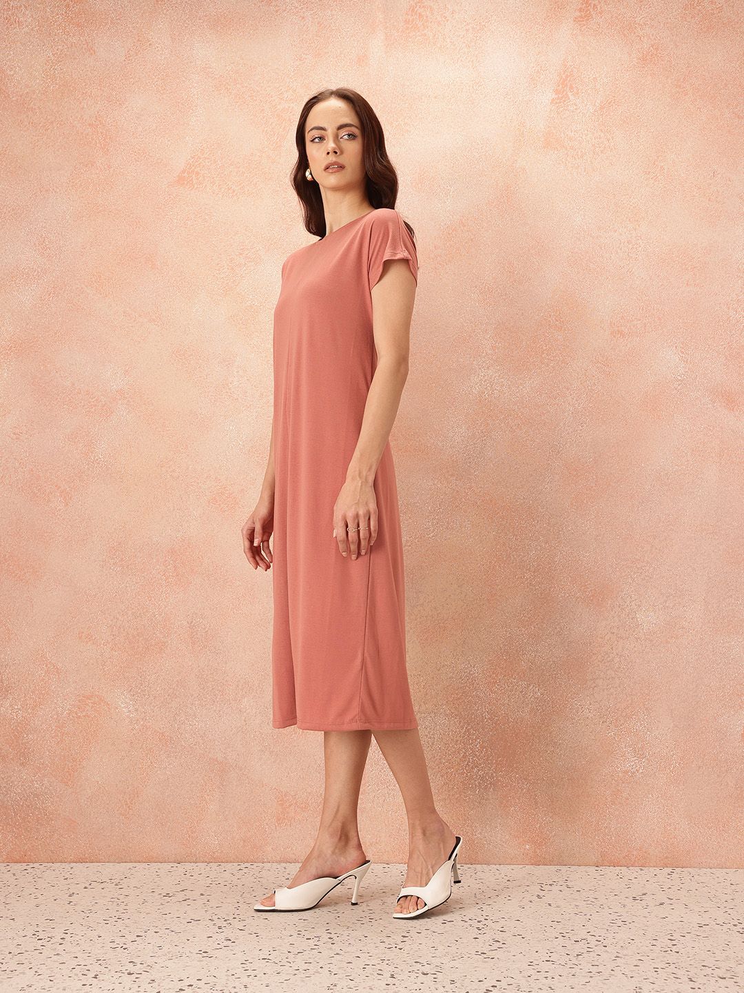 all about you T-shirt Midi Dress