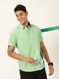 Thomas Scott Standard Slim Fit Checked Pure Cotton Casual Shirt