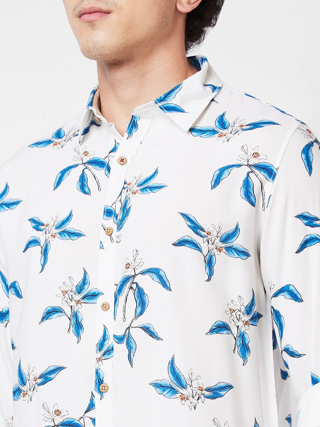 SPYKAR Conversational Printed Cotton Shirt