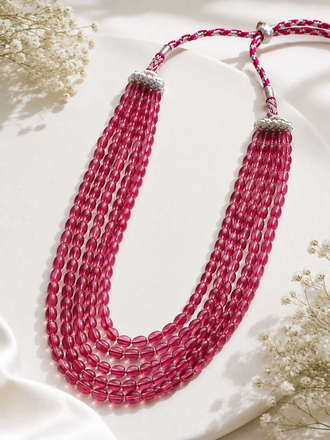 PANASH Women Rose Gold-Plated Layered Necklace