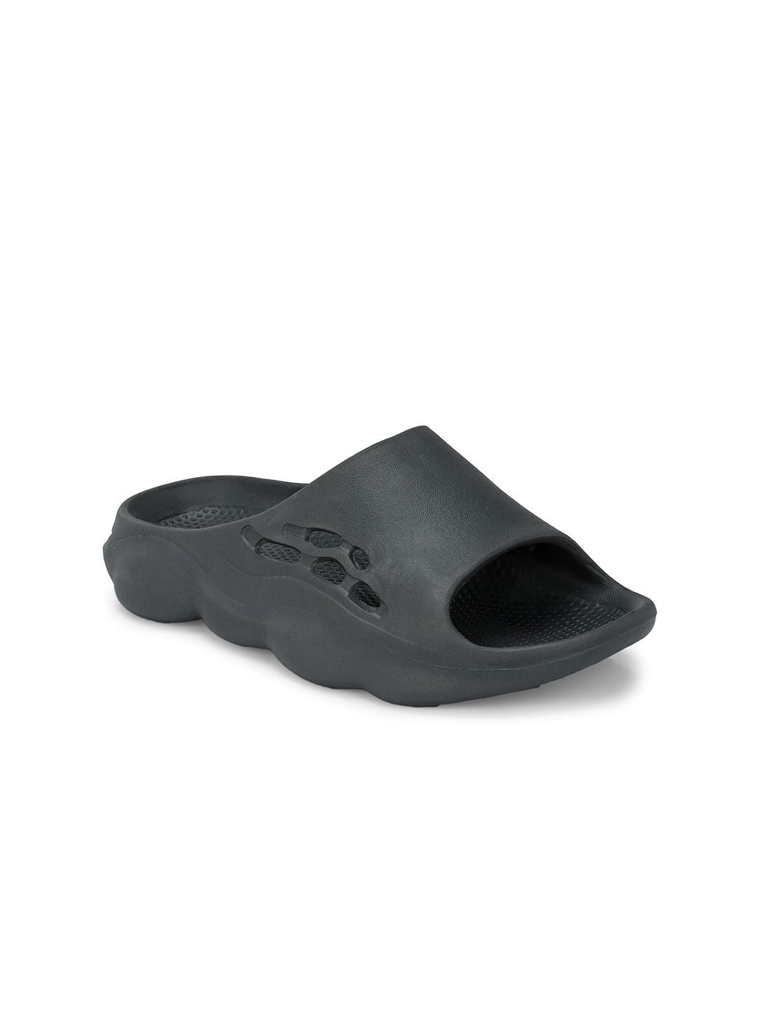 HRX by Hrithik Roshan Men Grey Rubber Sliders