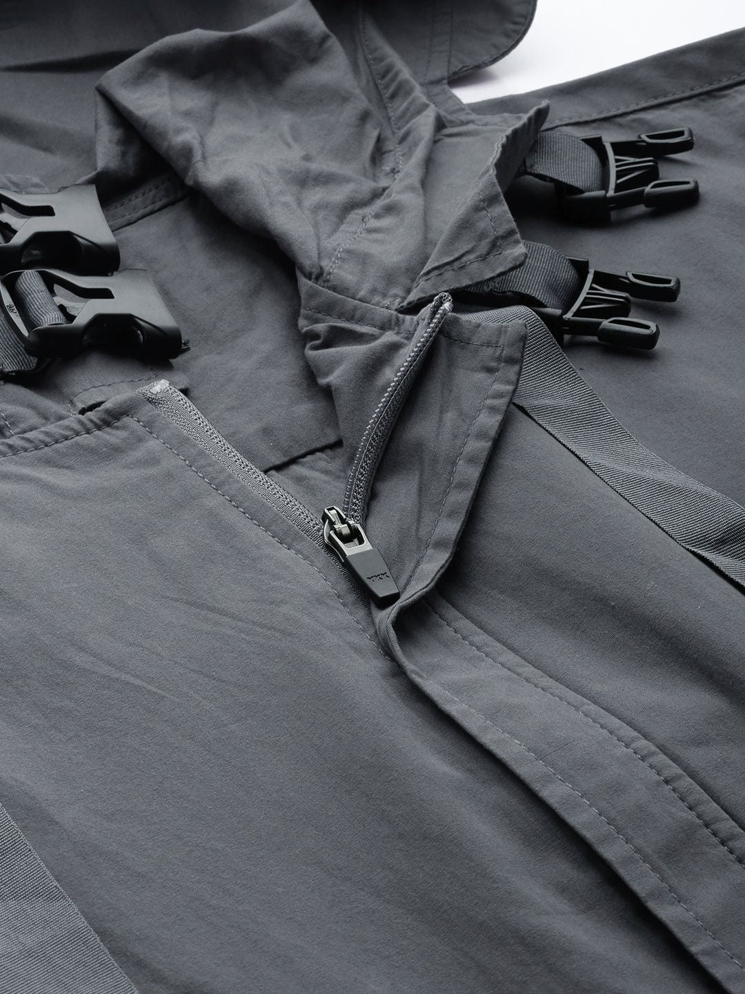 The Indian Garage Co Boxy Hooded Pure Cotton Casual Shirt