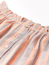 DressBerry Y2K Stripe Revival Blouson Top