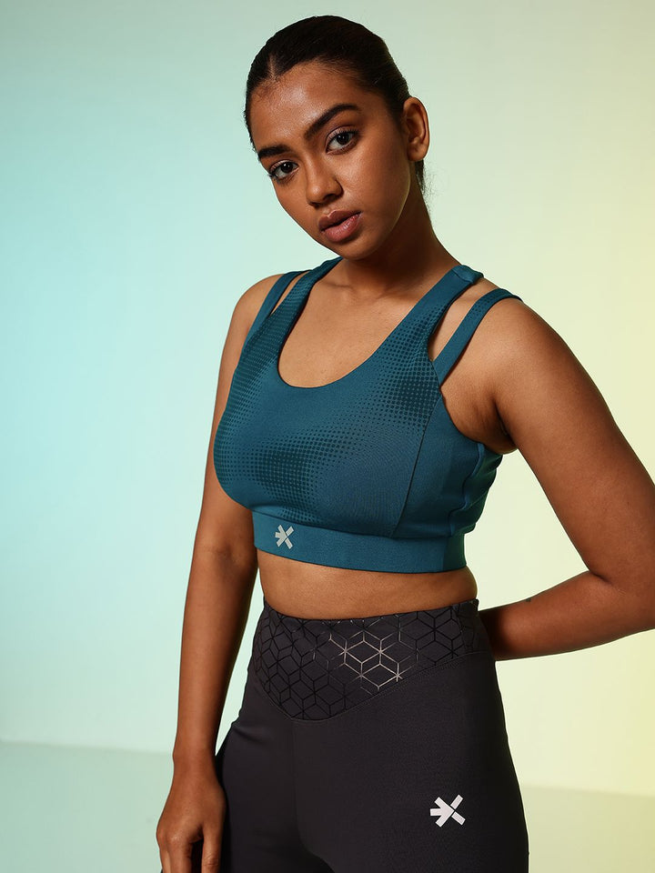 HRX by Hrithik Roshan Lightly Padded Rapid-Dry Running Bra HR_AW24_W_BA_KRNV004_03_B
