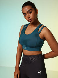 HRX by Hrithik Roshan Lightly Padded Rapid-Dry Running Bra HR_AW24_W_BA_KRNV004_03_B