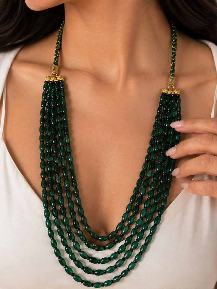 PANASH Brass Tasselled Necklace