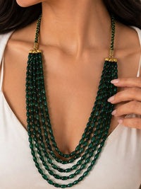 PANASH Brass Tasselled Necklace