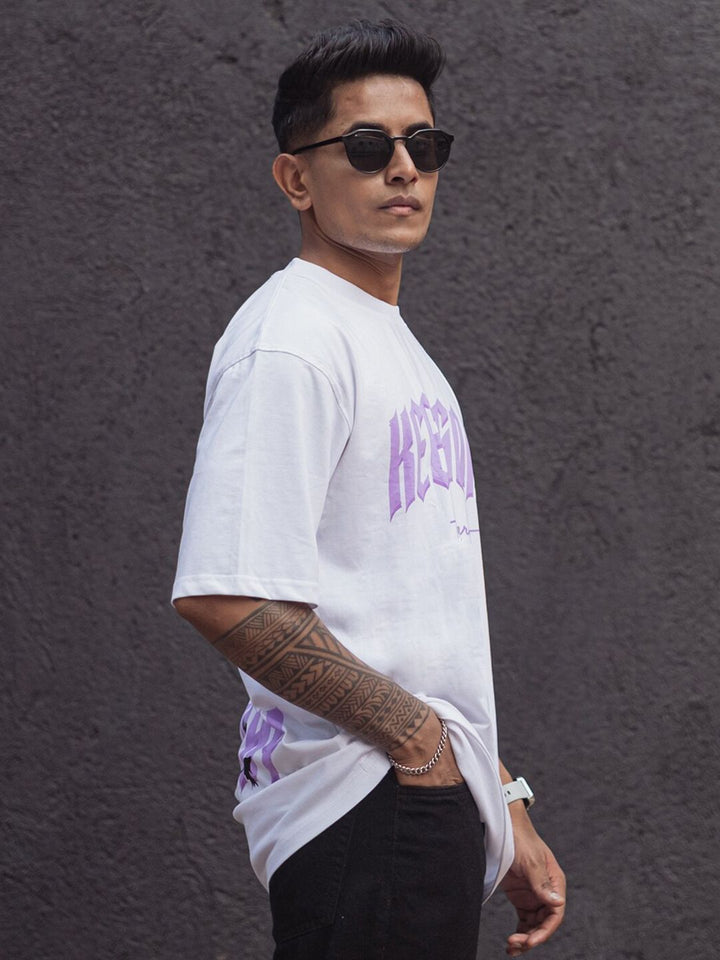 Powerlook Men Typography Printed Round Neck T-shirt