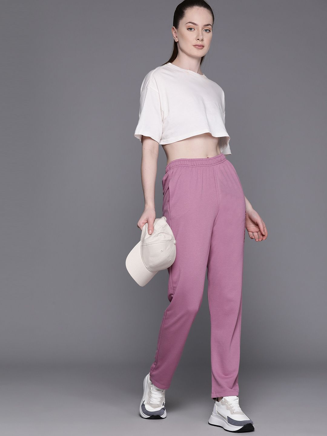 HRX by Hrithik Roshan Women Printed Detail Track Pants