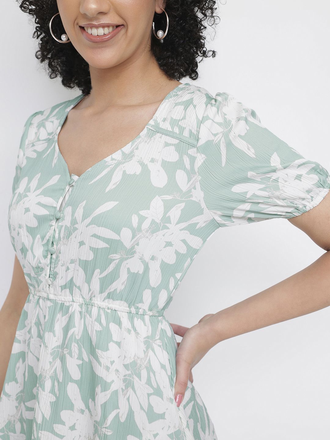 DressBerry Volume Up Tiered Floral Bloom Dress