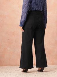 all about you Women Plus Size Wide Leg Stretchable Jeans