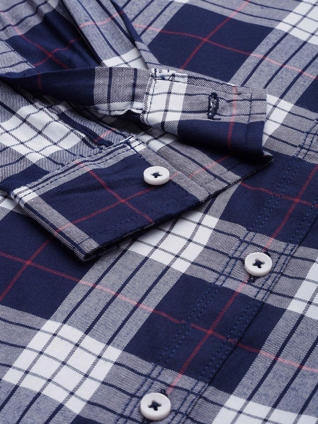 The Indian Garage Co Men Regular Fit Checked Casual Shirt