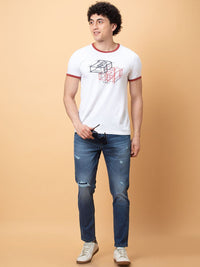 Being Human Men Mildly Distressed Heavy Fade Jeans
