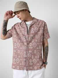 VASTRADO Men Classic Opaque Printed Casual Shirt