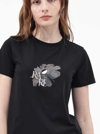 RAREISM Graphic Printed Cotton T-shirt