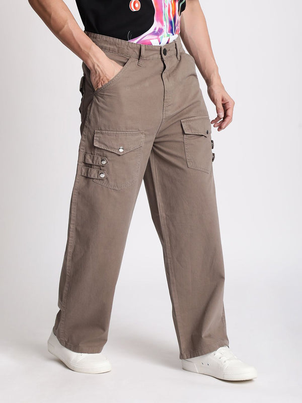 Bene Kleed Men Baggy Fit Cargos Trousers