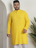 SOJANYA PLUS Geometric Embroidered Sequinned Cotton Straight Kurta