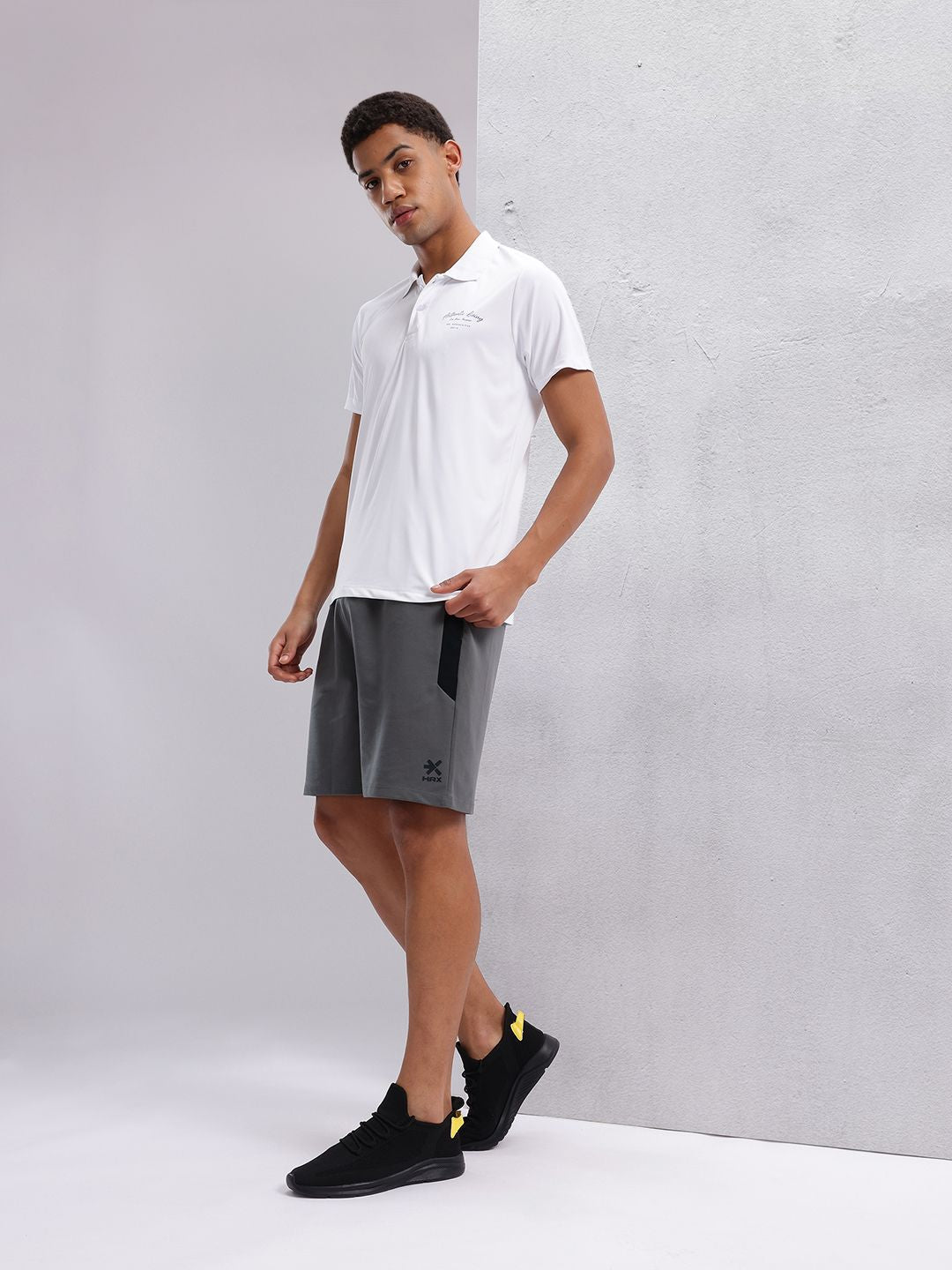 HRX by Hrithik Roshan Men Stripe Detail Lifestyle Shorts